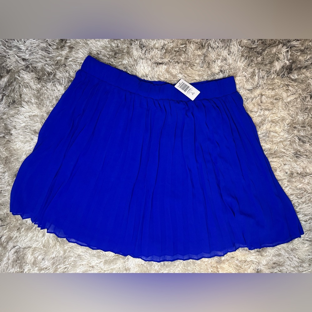 Torrid Royal Blue Pleated Mini Skirt - Picture 9 of 13